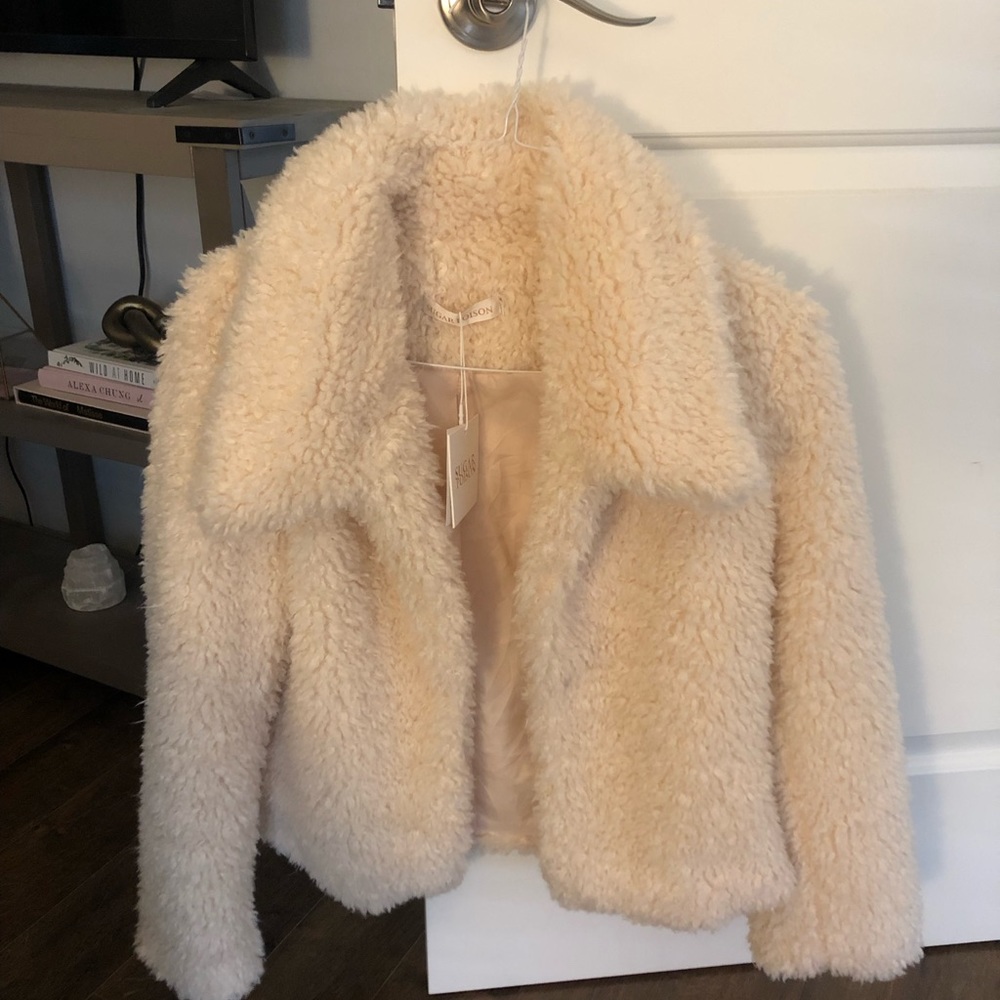 Faux fur jacket